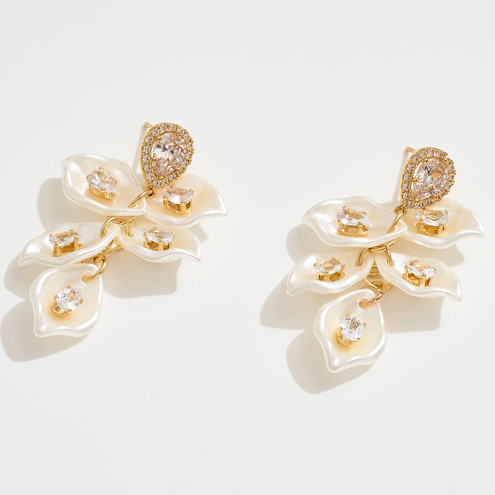 The Flora Flower Earrings