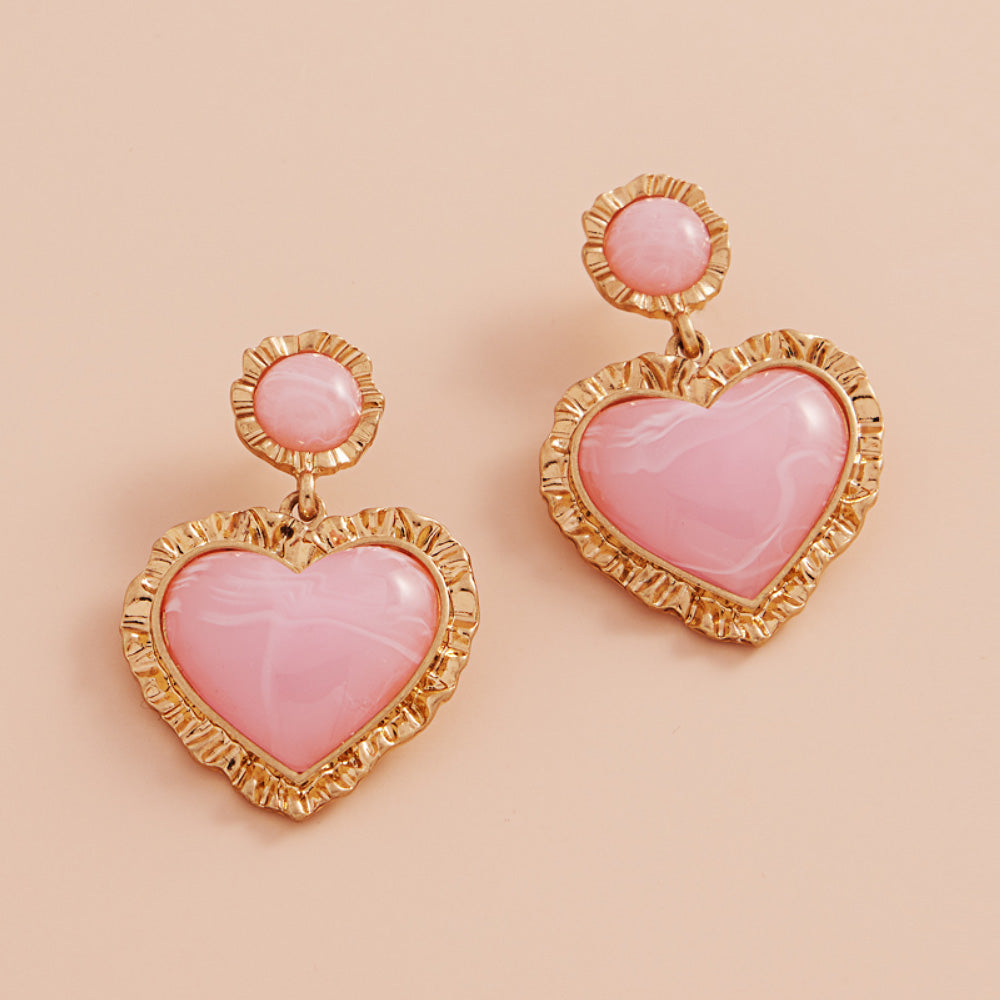 The Lydia Heart Earrings