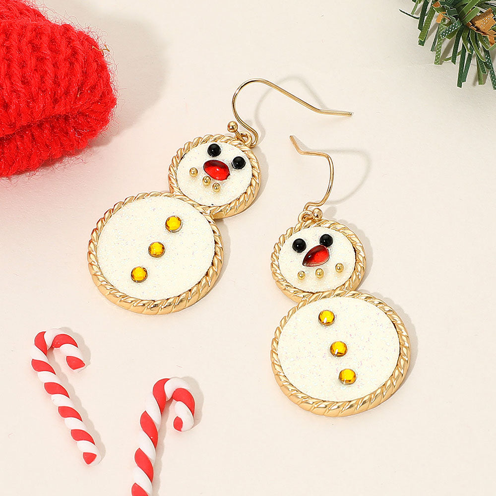 The Savvy Snowman Earrings