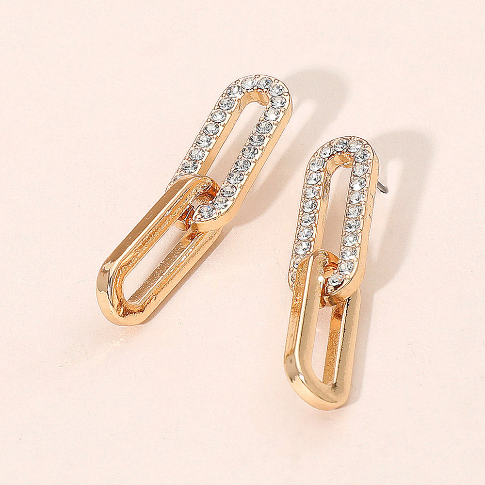 The Shannon Oval Link Earrings