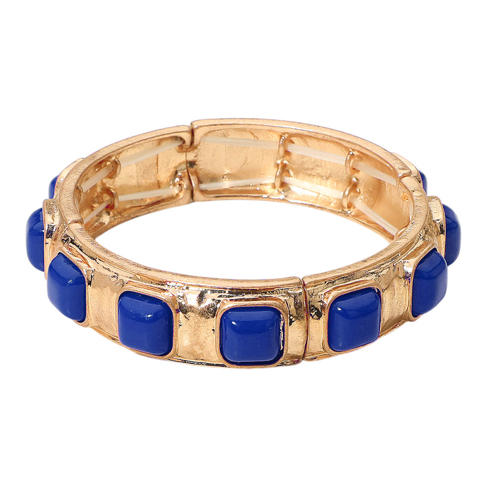 The Alia Stone Bracelet Blue