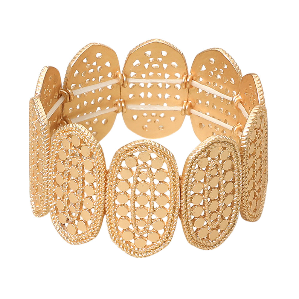 The Serena Oval Gold Bracelet